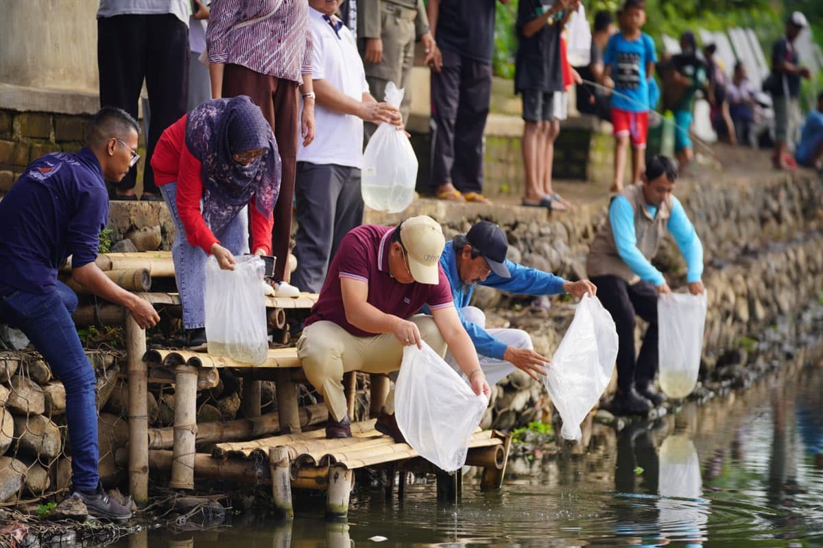 Ribuan Bibit Ikan Kembali ke Habitat Asli, Upaya Pemkot Probolinggo Pulihkan Ranu Sentong