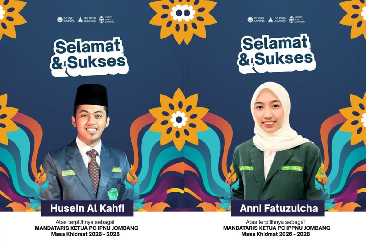 Konfercab IPNU-IPPNU Jombang Tetapkan Ketua Baru Periode  2026-2028
