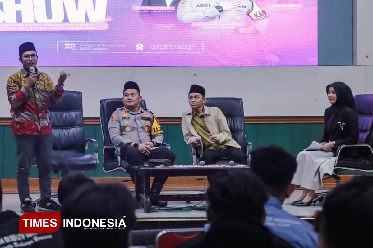 Tegaskan Peran Kontrol Sosial Pemerintah, Ketua KNPI Jombang Ajak Mahasiswa Kritis dan Adaptif di Era AI